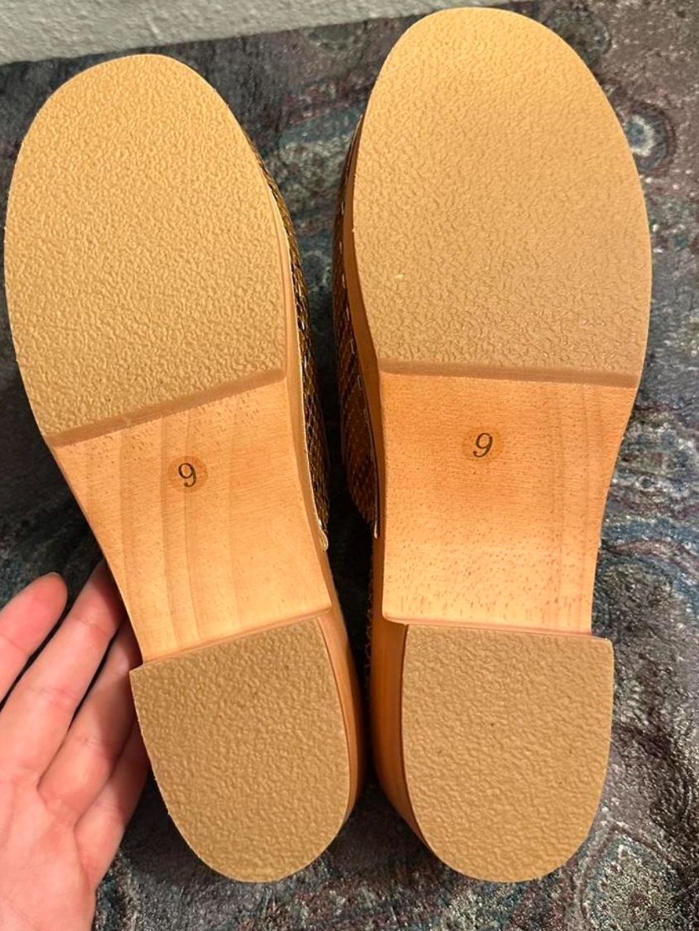 Charlotte Stone Python Print Clogs - Picture 4 of 4